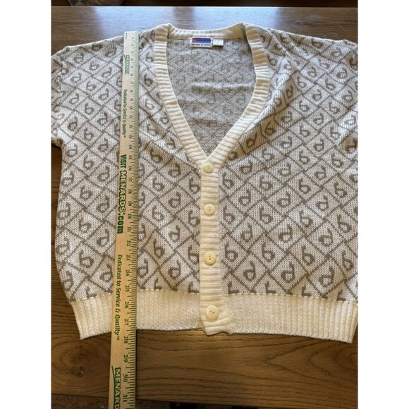 Sweater Graphix Cardigan Sweater Men's XL 90's Grandpa‎ Cabincore Classic VTG - Picture 5 of 11